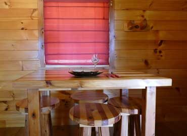 French Ridge Vineyards Cabin — Dining Area